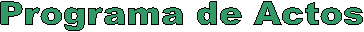 Programa de Actos